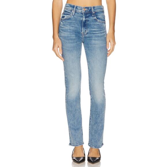 Mother High Waisted Rascal Flood Jeans Eye of the Tiger Sz 28 - Picture 1 of 8